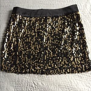 Sequin mini skirt